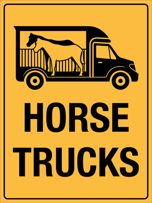 Horse Trucks Sign