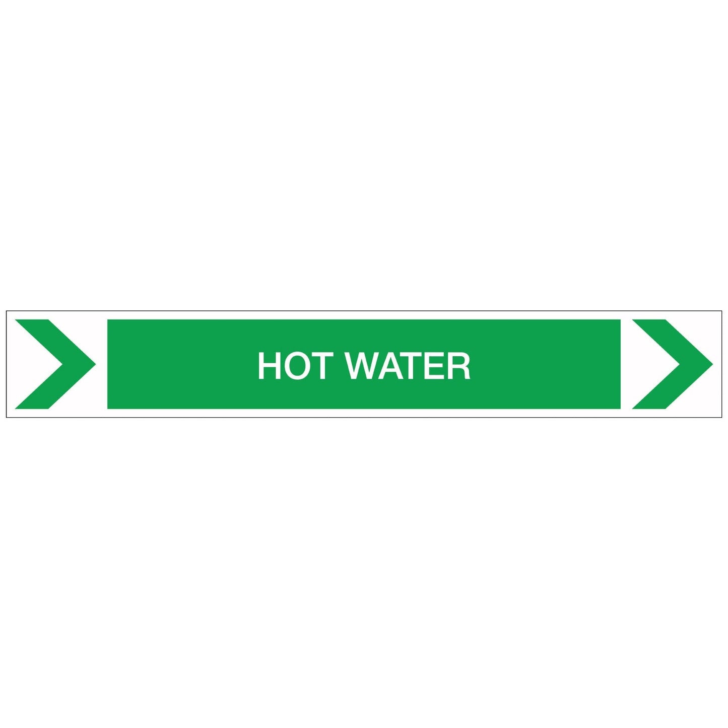 Pool/Spa - Hot Water (Right) - Pipe Marker Sticker