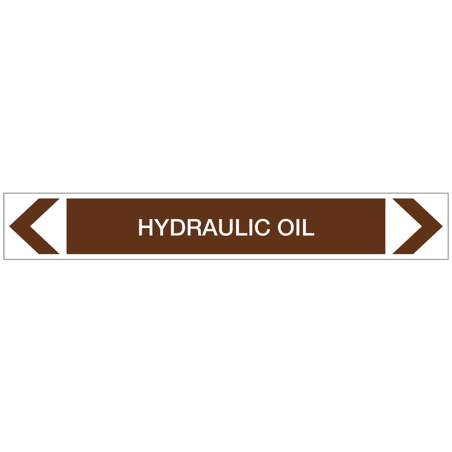 Oils - Hydraulic Oil - Pipe Marker Sticker