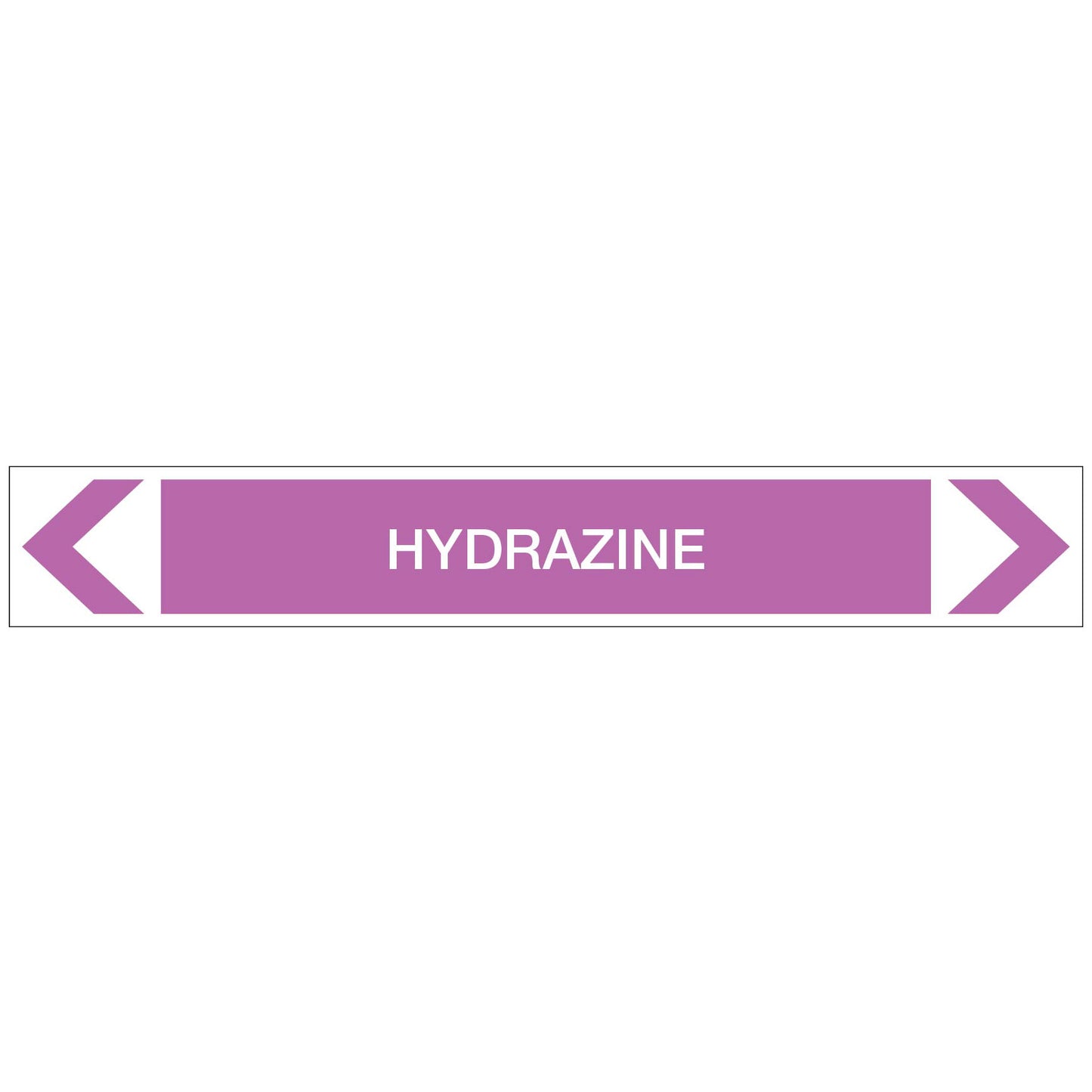 Alkalis / Acids - Hydrazine - Pipe Marker Sticker