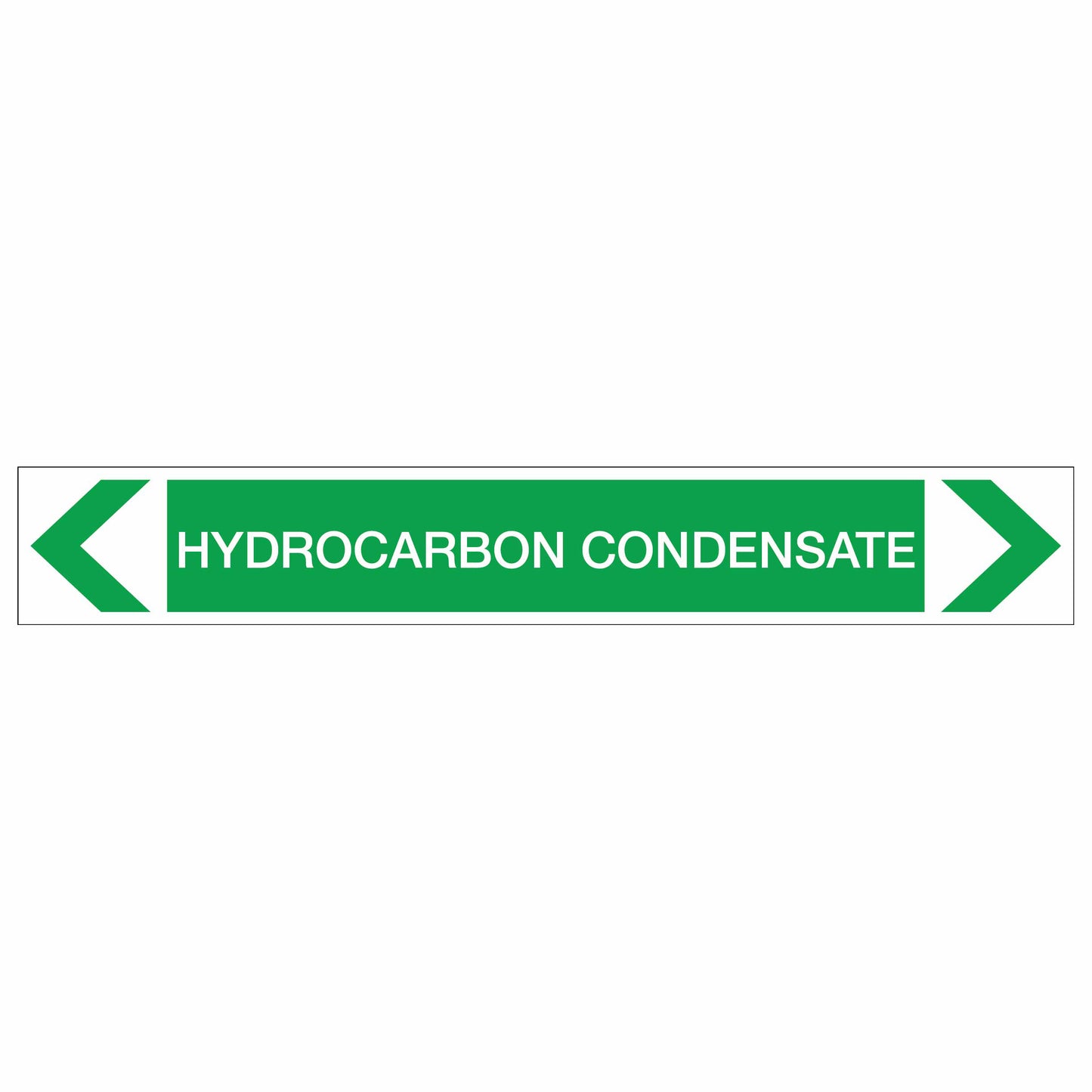 Water - Hydrocarbon Condensate - Pipe Marker Sticker