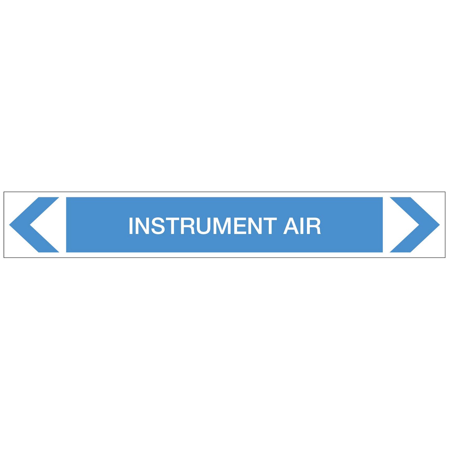 Air - Instrument Air - Pipe Marker Sticker