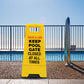 Yellow A-Frame - Keep Pool Gate Closed At All Times