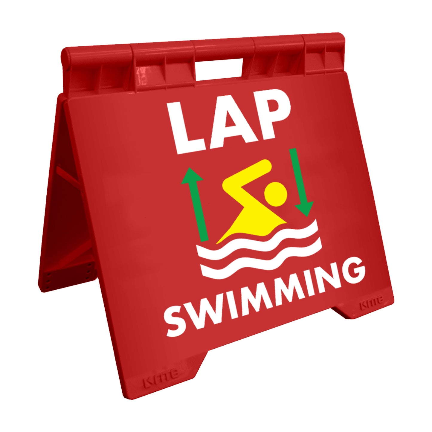 Lap Swimming - Evarite A-Frame Sign