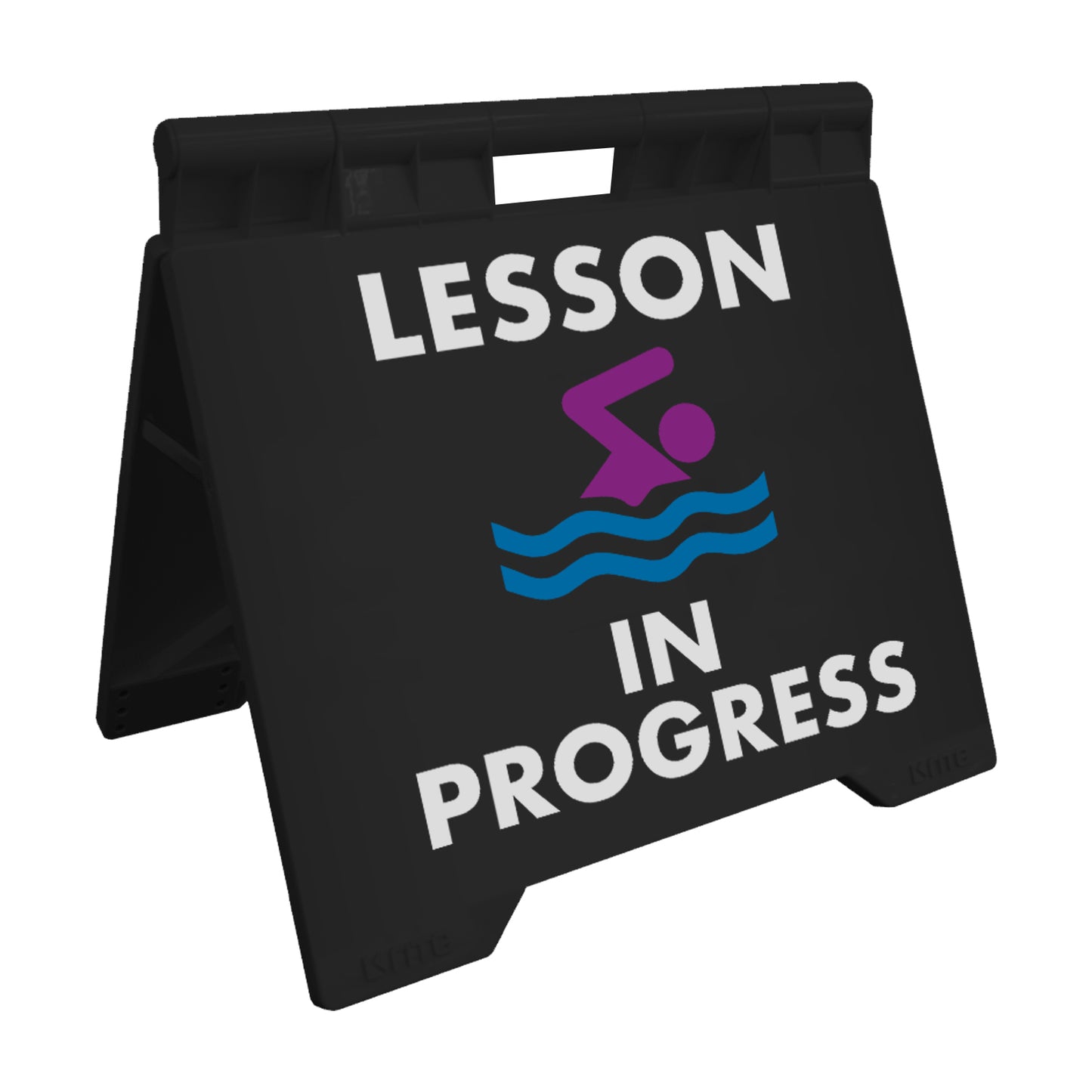 Lesson In Progress - Evarite A-Frame Sign