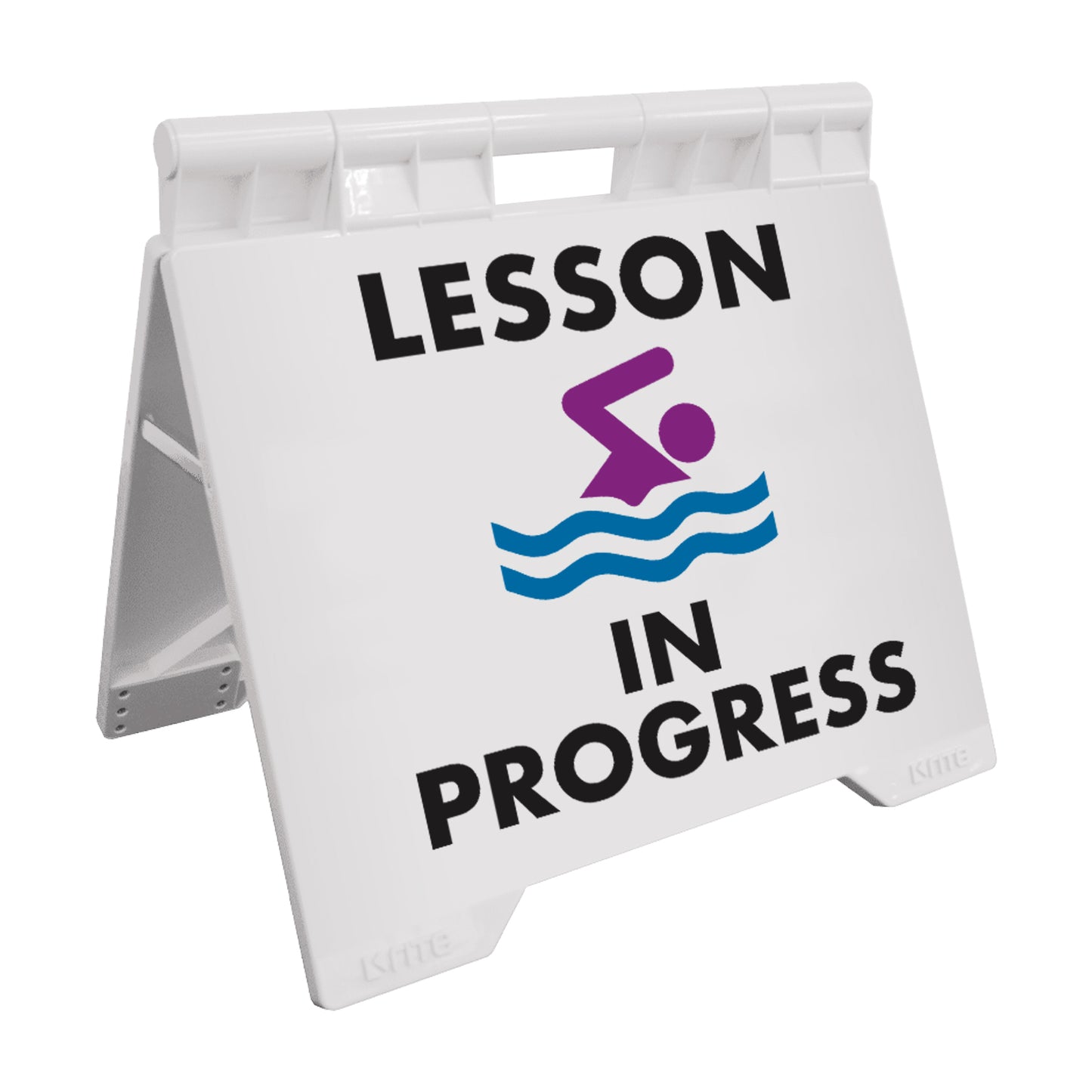 Lesson In Progress - Evarite A-Frame Sign