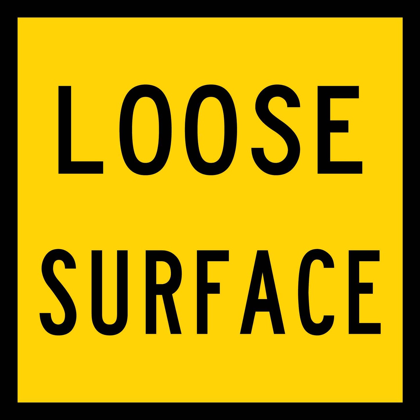 Loose Surface Multi Message Traffic Sign