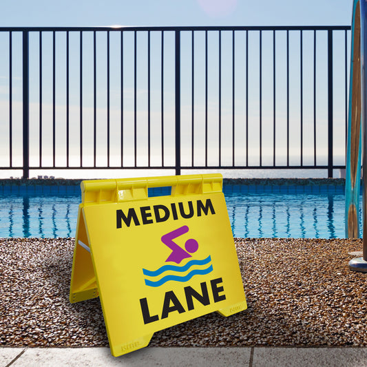 Medium Lane - Evarite A-Frame Sign