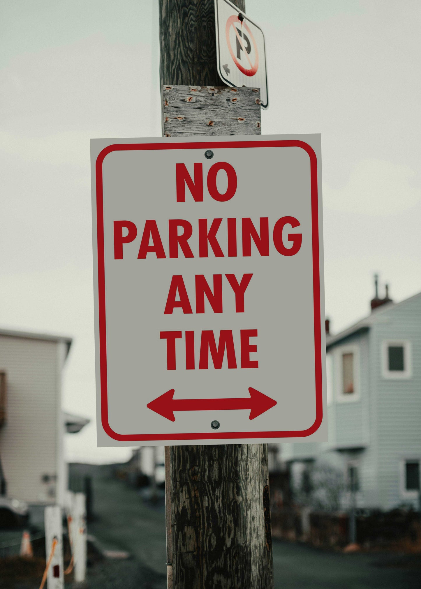 No Parking Any Time Sign