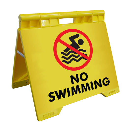 No Swimming - Evarite A-Frame Sign