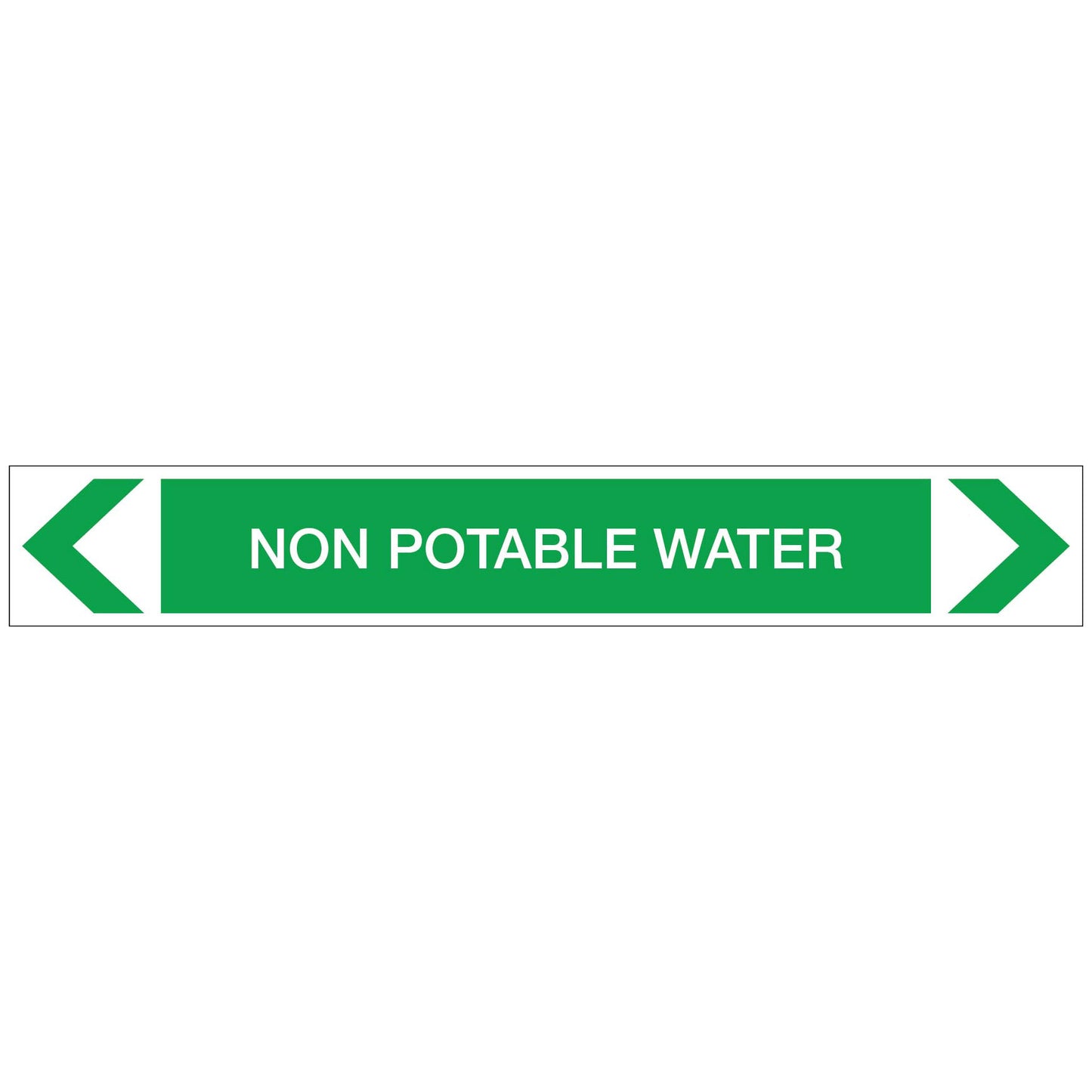 Water - Non Potable Water - Pipe Marker Sticker