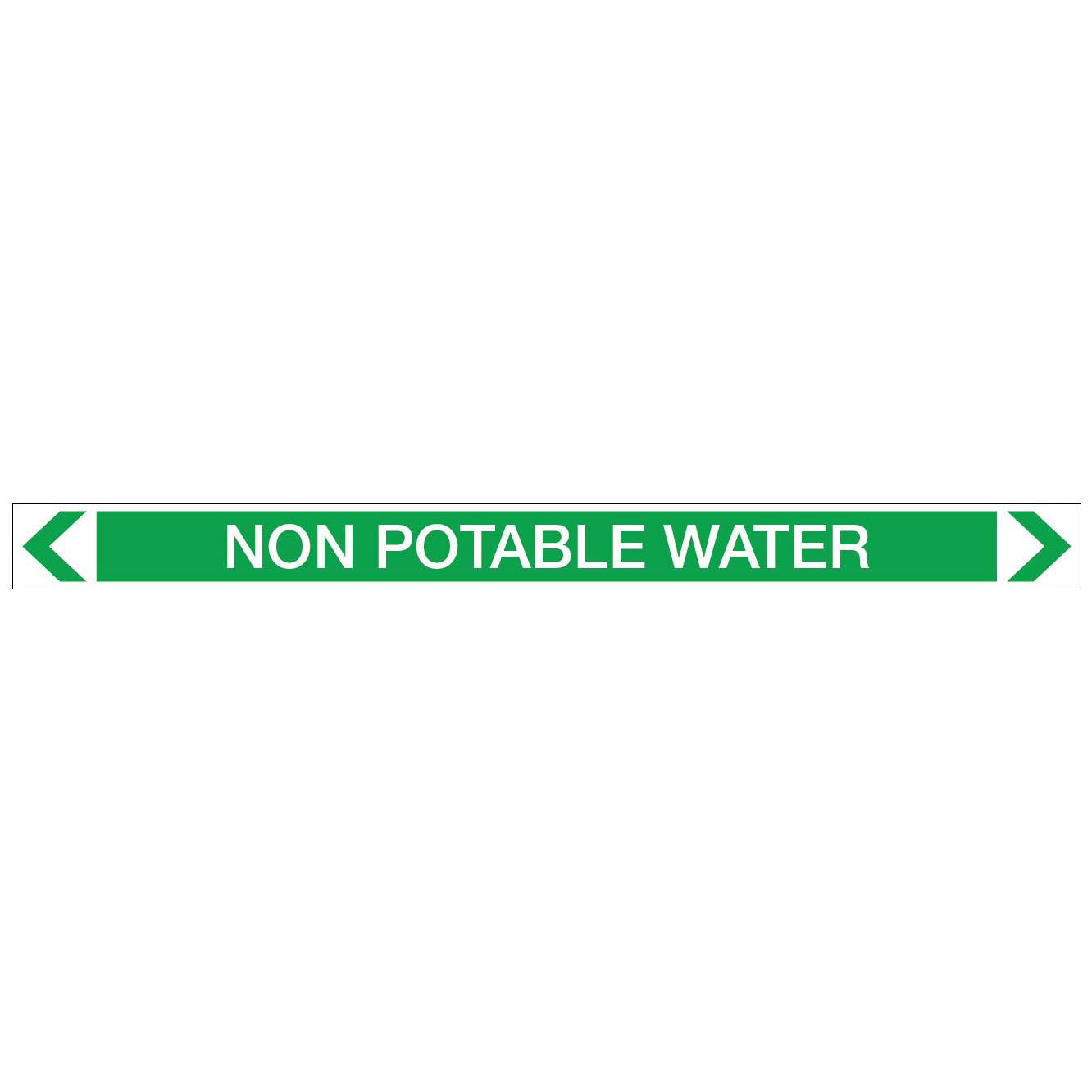 Water - Non Potable Water - Pipe Marker Sticker