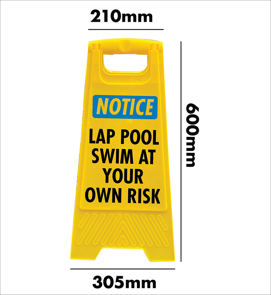 Yellow A-Frame - Notice Lap Pool