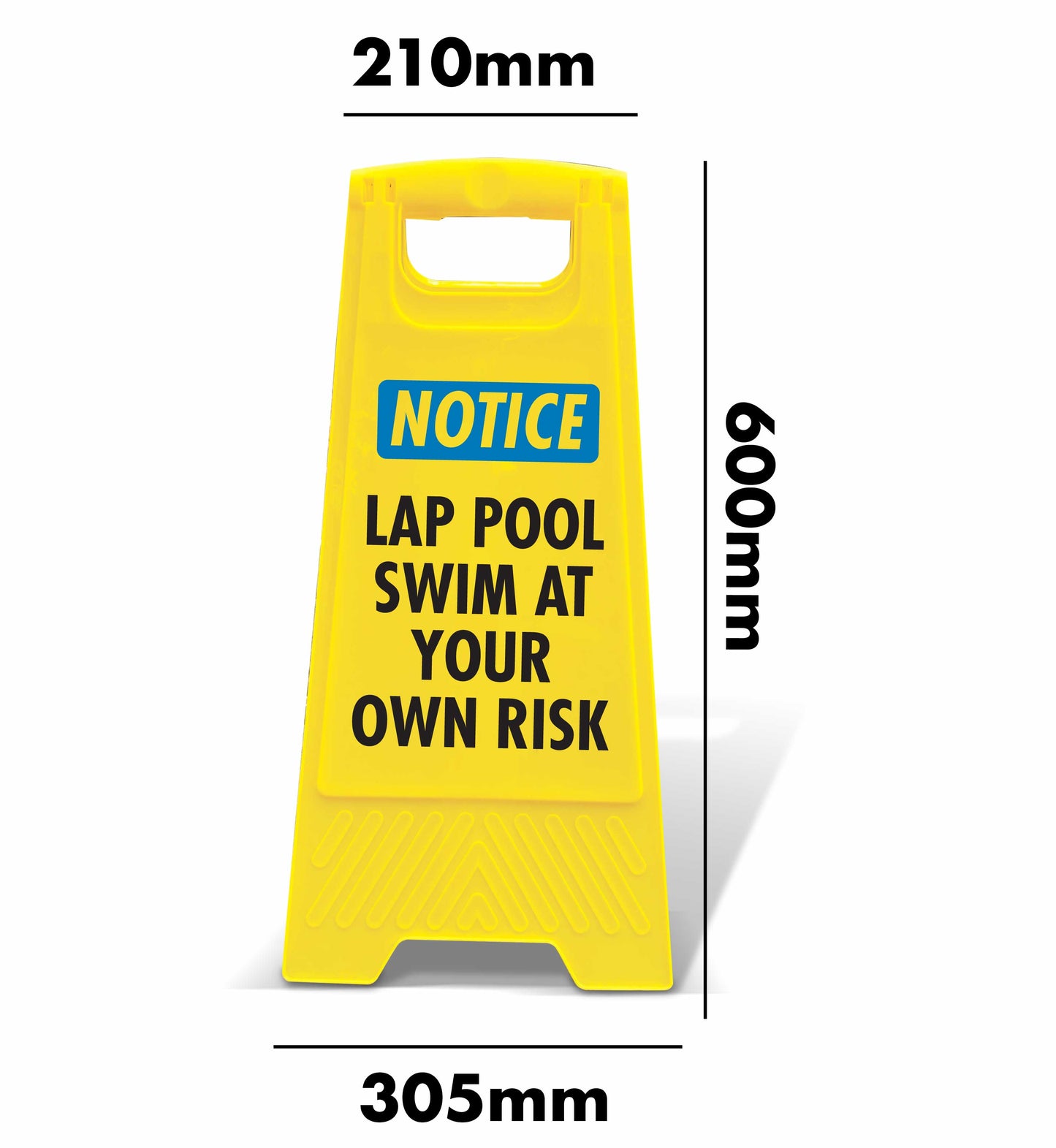 Yellow A-Frame - Notice Lap Pool