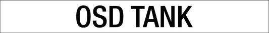 OSD Tank - Statutory Sign