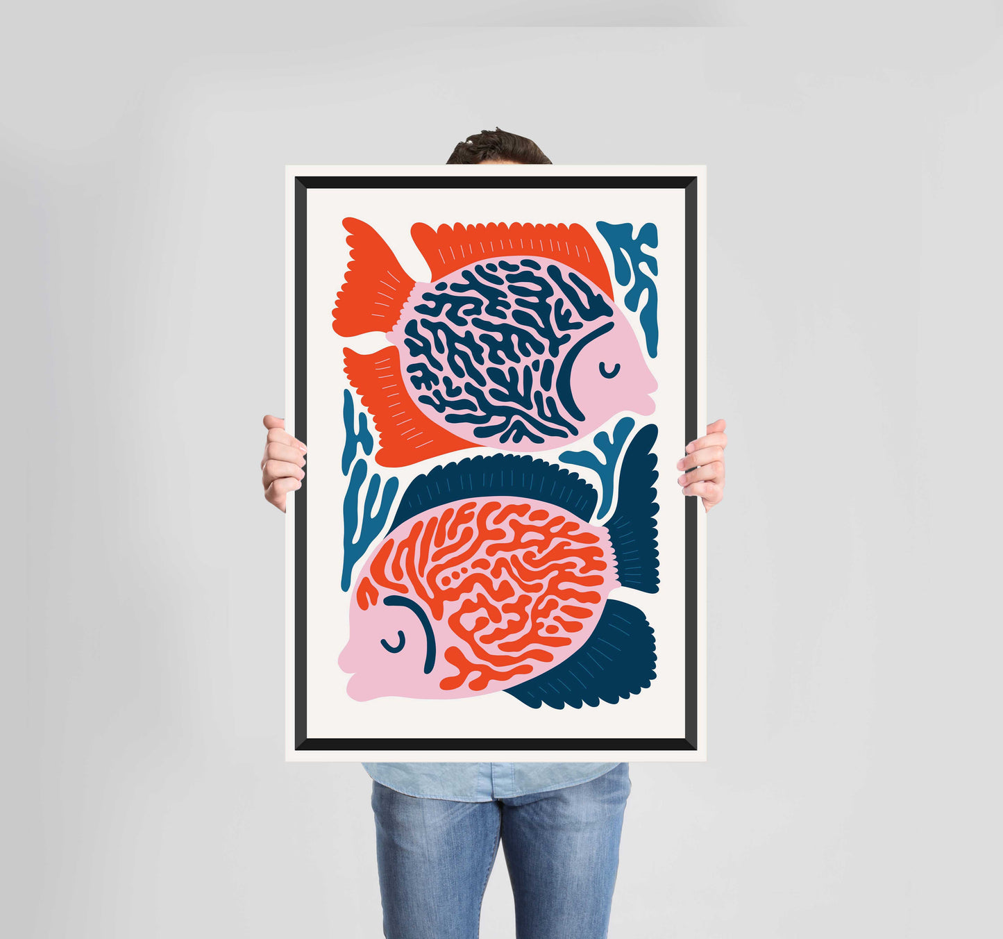 Ocean Mood Poster Wall Art Prints (Set of 4)