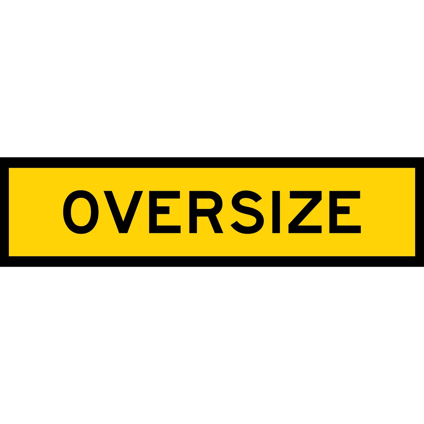 Oversize Long Skinny Multi Message Traffic Sign