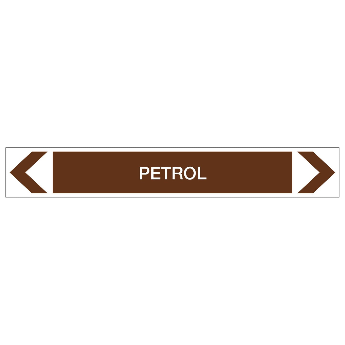 Oils - Petrol - Pipe Marker Sticker
