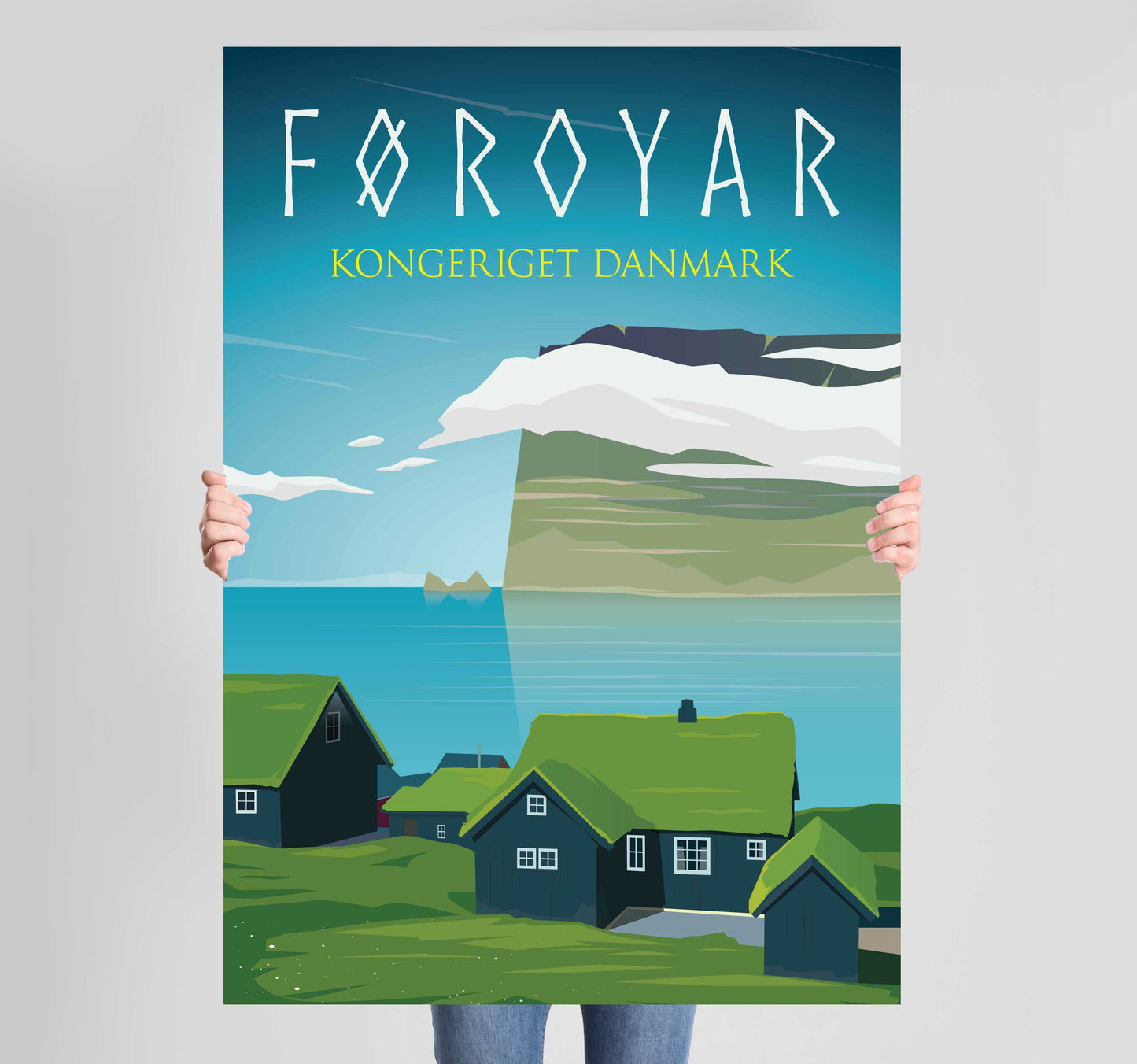 Places Foroyar Poster Wall Art Prints