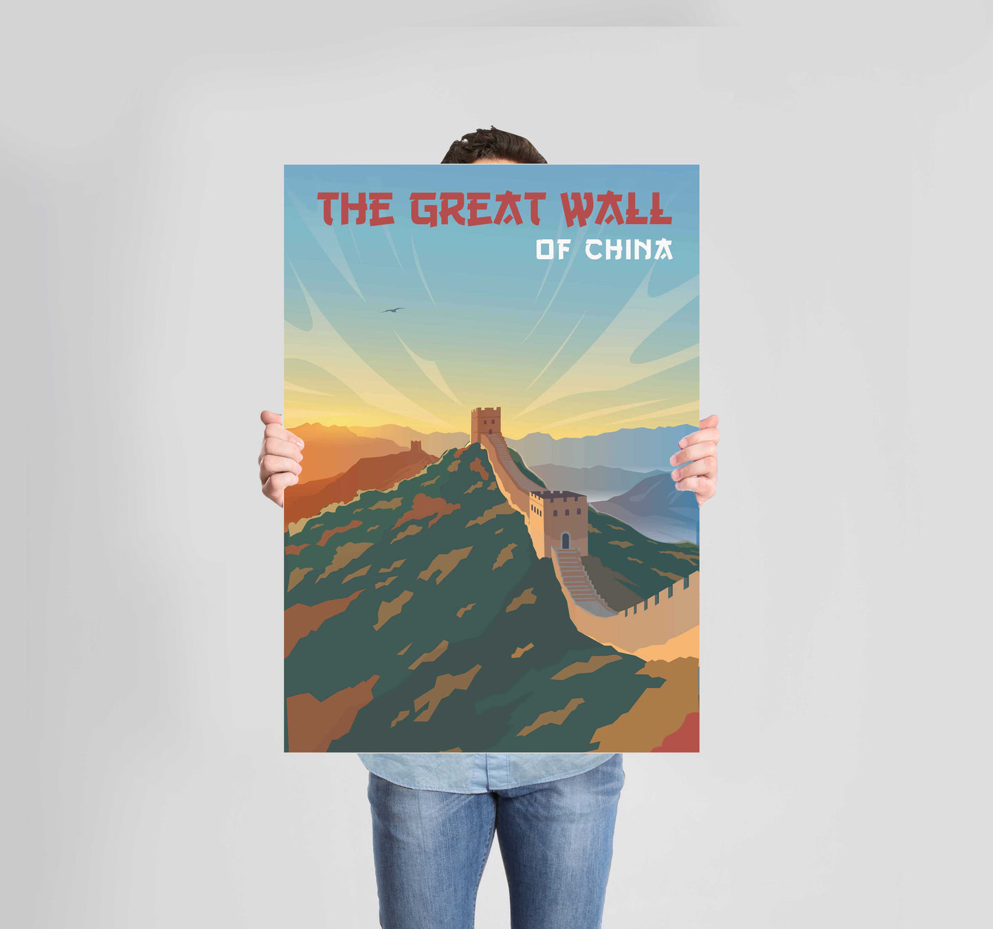 Places The Great Wall Poster Wall Art Prints