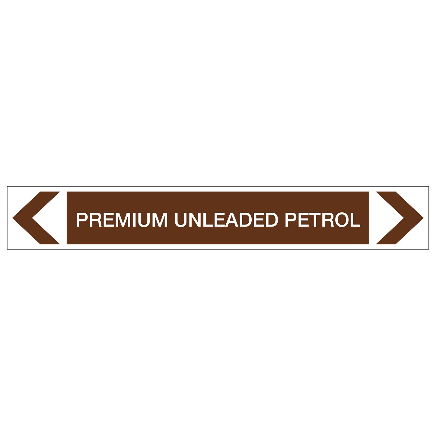 Oils - Premium Unleaded Petrol - Pipe Marker Sticker