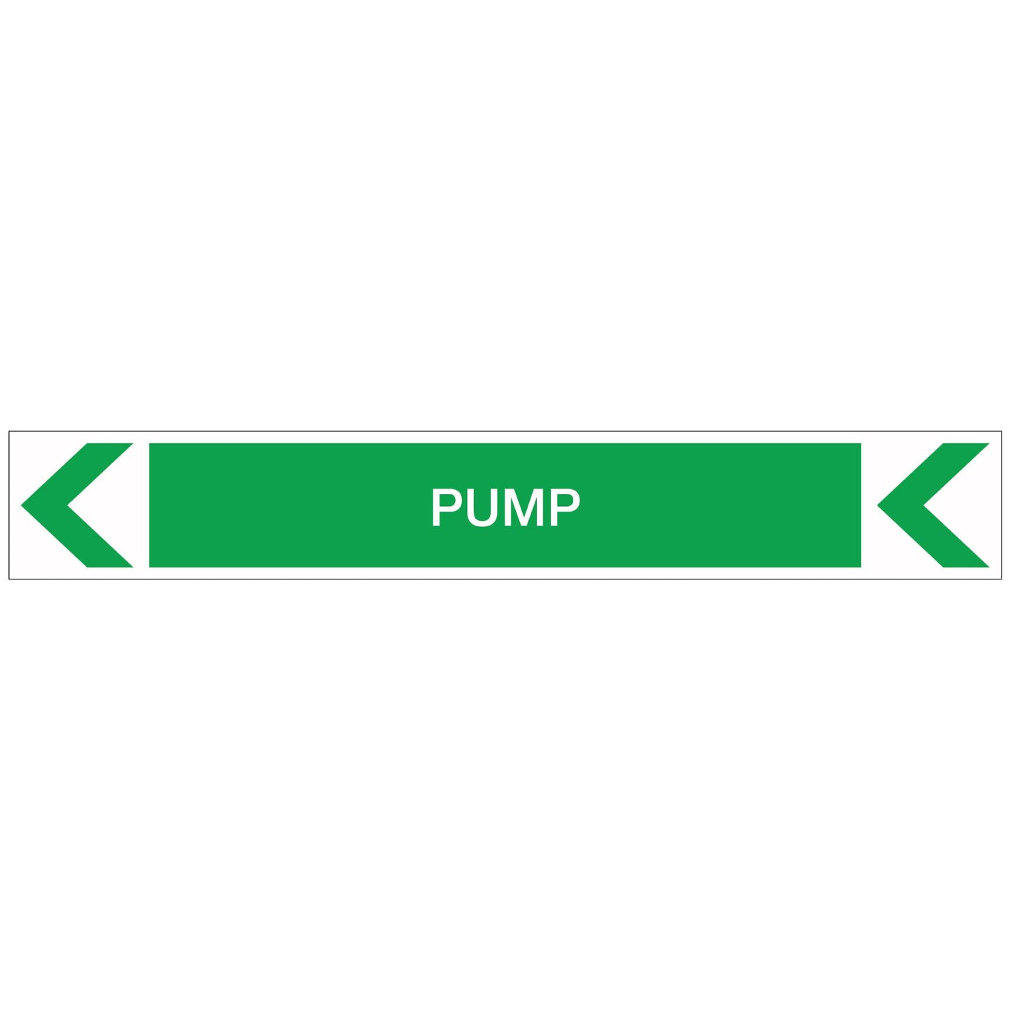 Pool/Spa - Pump (Left) - Pipe Marker Sticker