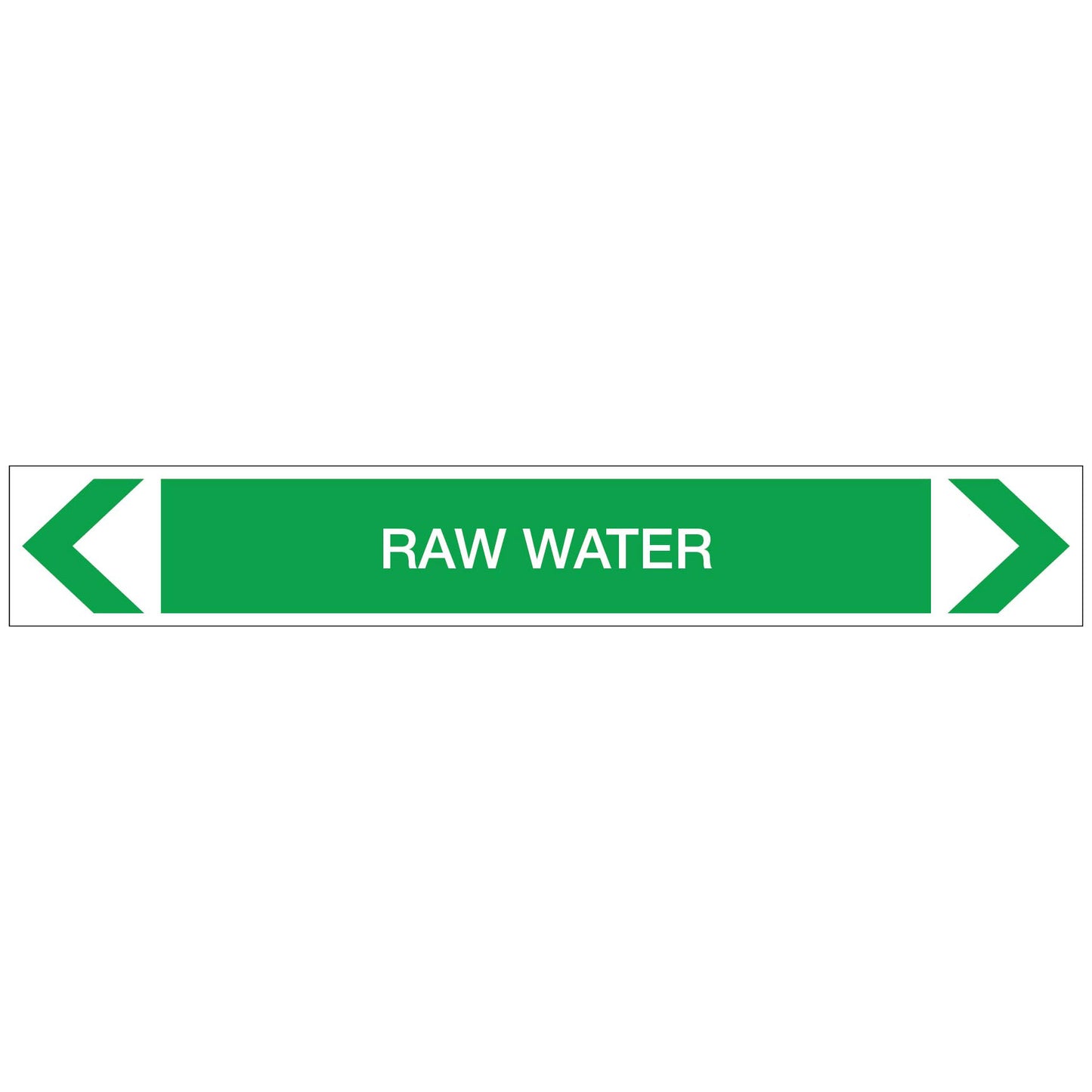 Water - Raw Water - Pipe Marker Sticker