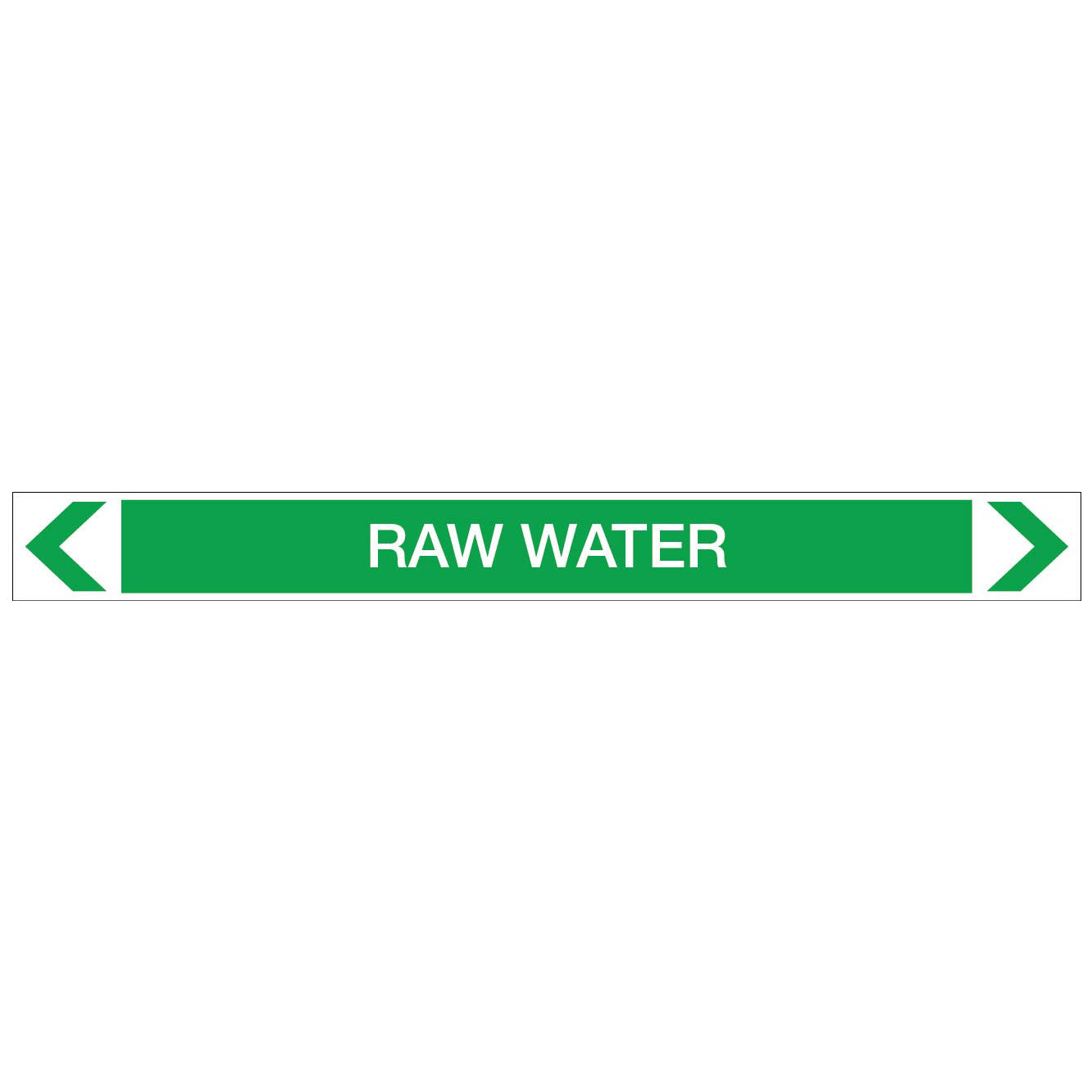 Water - Raw Water - Pipe Marker Sticker