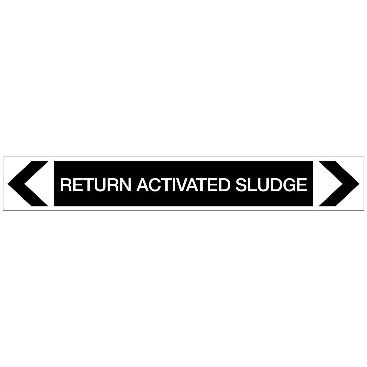 Miscellaneous - Return Activated Sludge - Pipe Marker Sticker