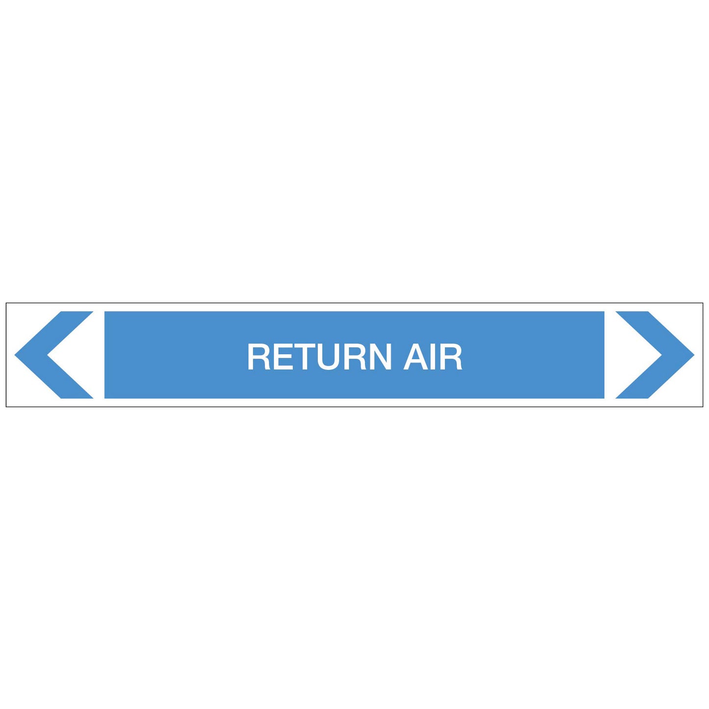 Air - Return Air - Pipe Marker Sticker