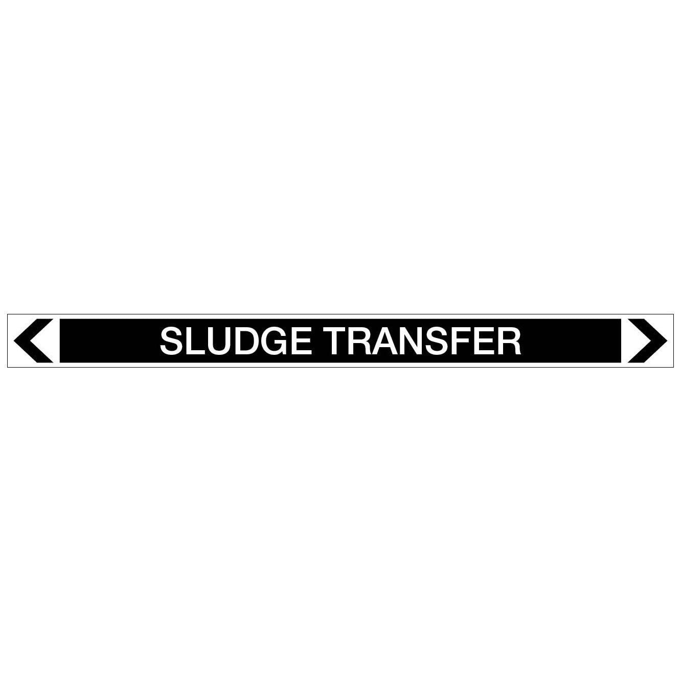 Miscellaneous - Sludge Transfer - Pipe Marker Sticker