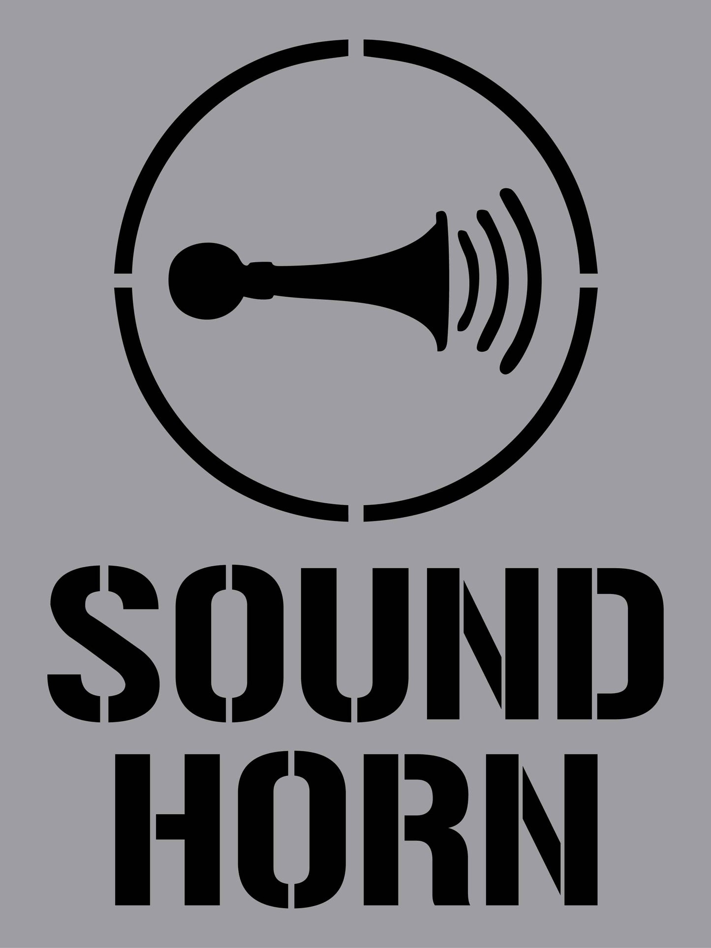 Sound Horn - Aluminium Composite Stencil