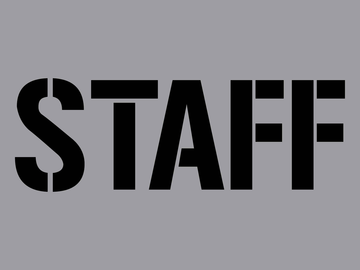Staff - Aluminium Composite Stencil