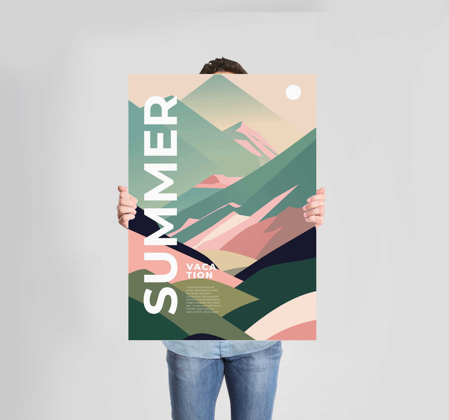 Summer Poster Wall Art Prints (Set of 4)
