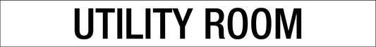 Utility Room - Statutory Sign