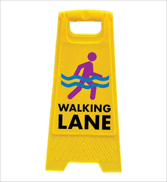 Yellow A-Frame - Walking Lane