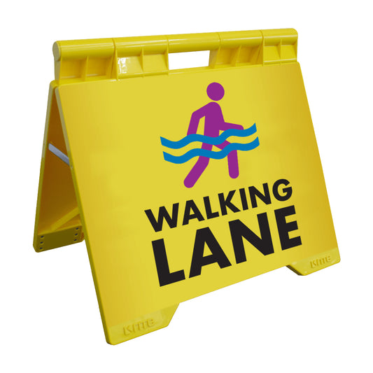 Walking Lane - Evarite A-Frame Sign
