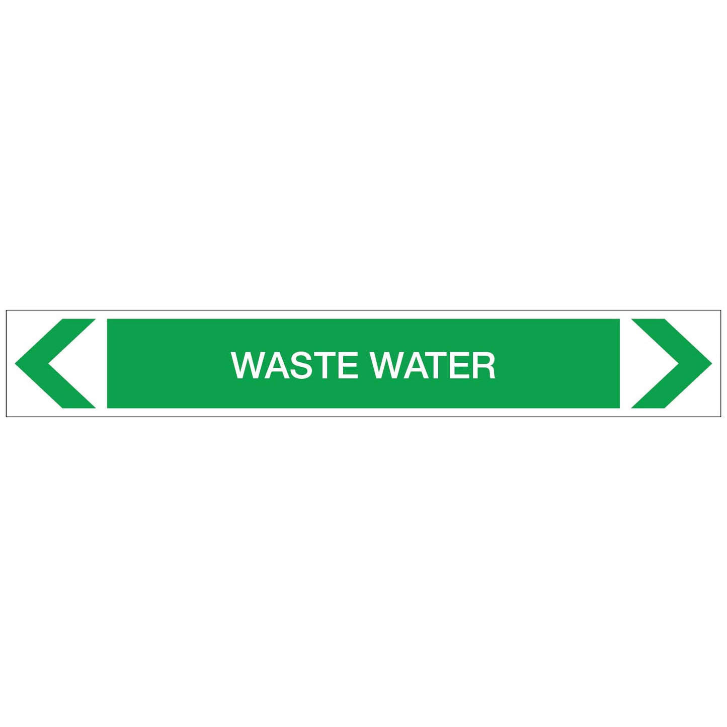 Water - Waste Water - Pipe Marker Sticker