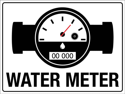 Water Meter Icon Sign