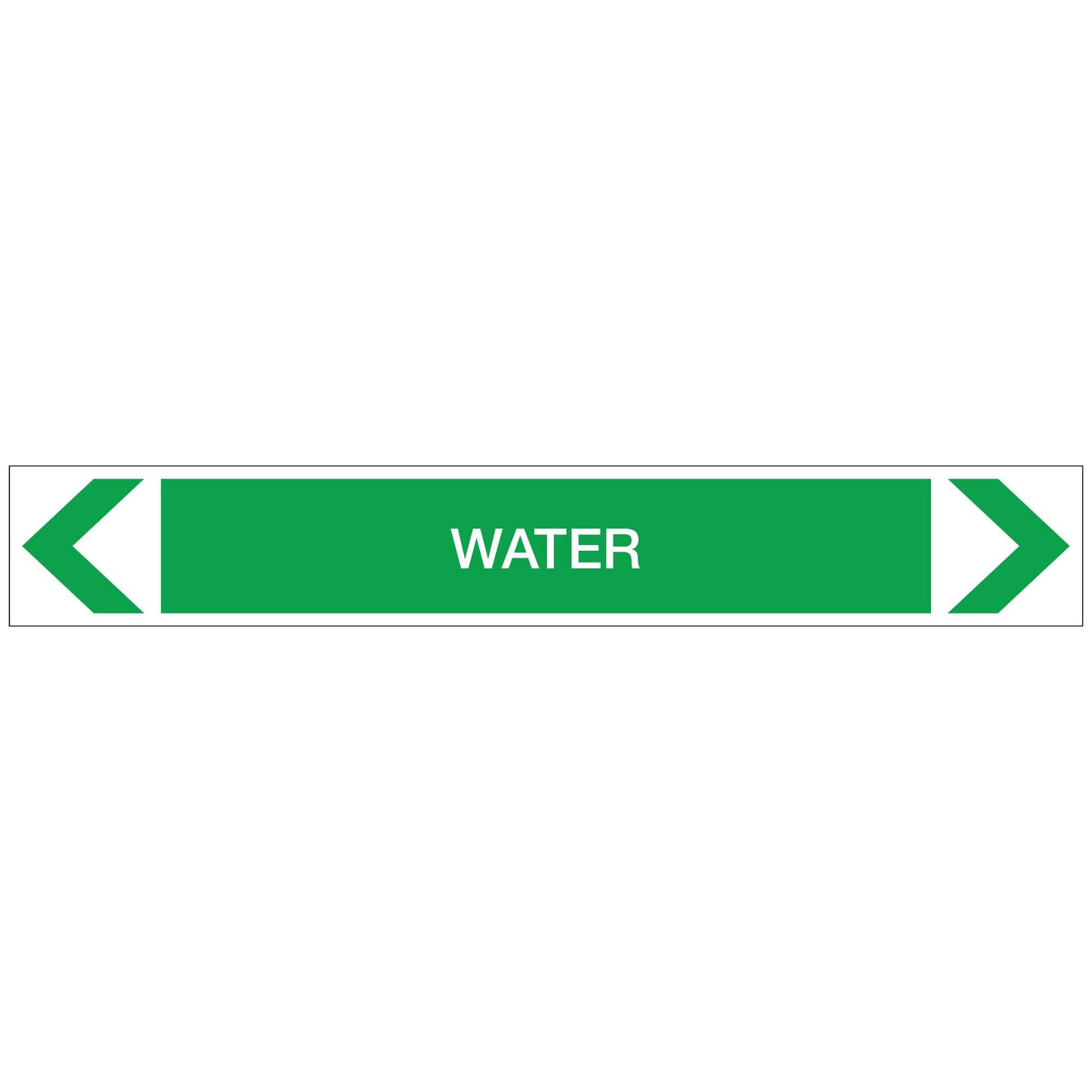 Water - Water - Pipe Marker Sticker