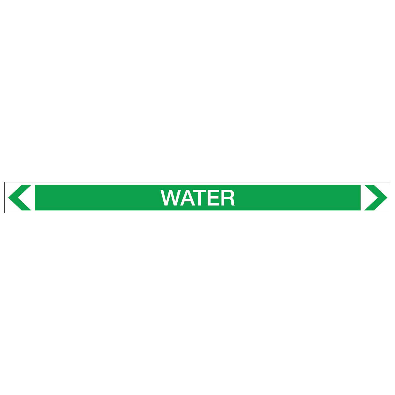 Water - Water - Pipe Marker Sticker