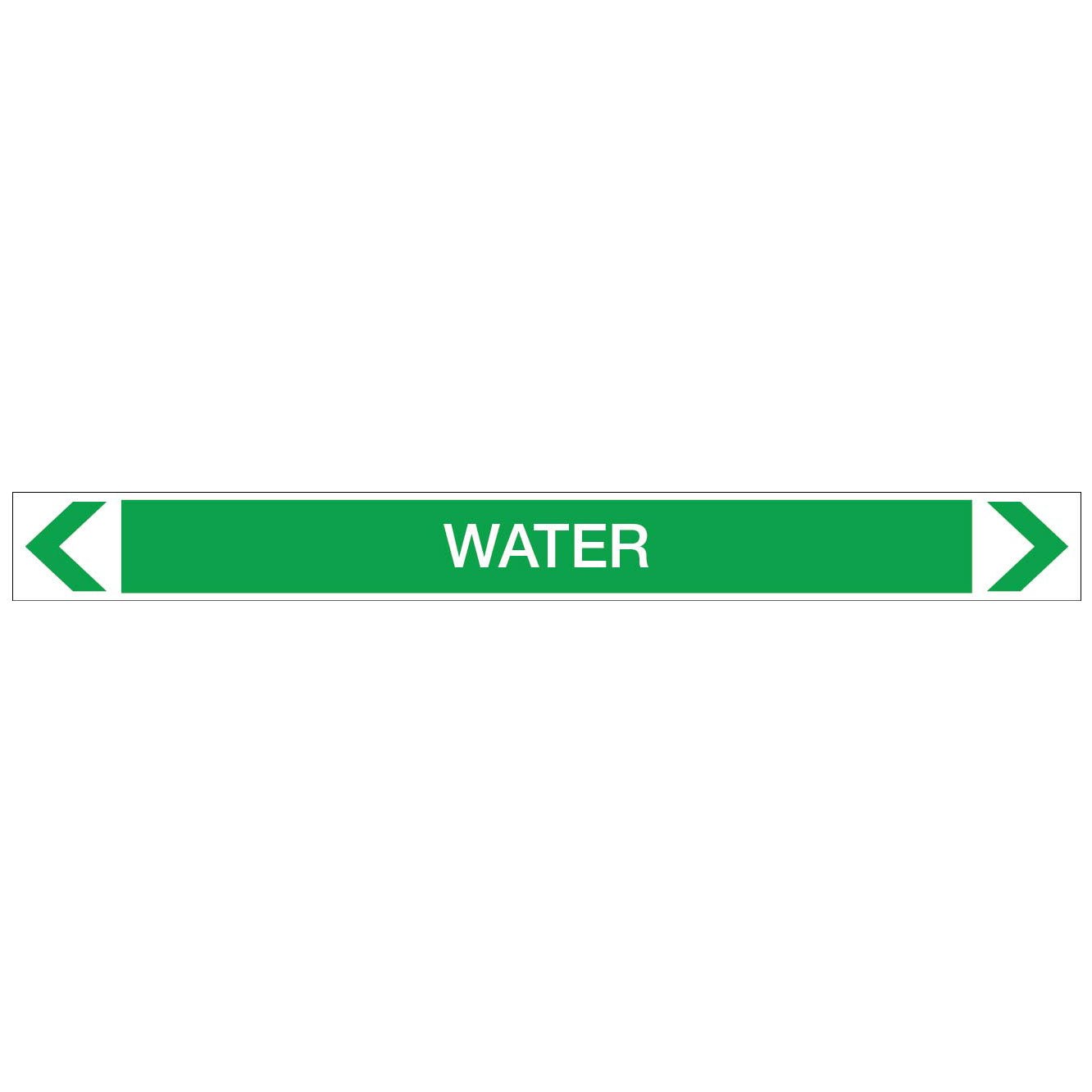 Water - Water - Pipe Marker Sticker
