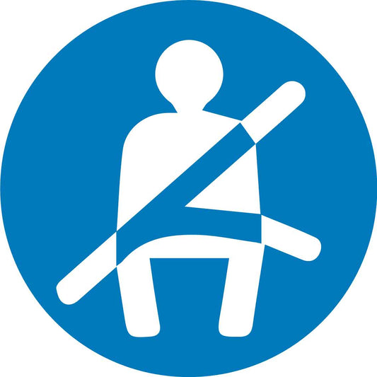 Wear Seat Belt Decal