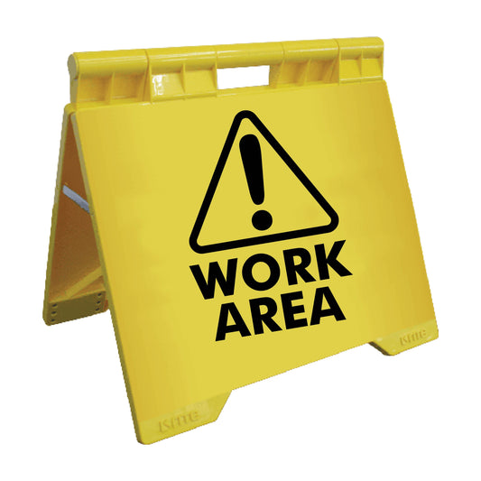 Work Area - Evarite A-Frame Sign