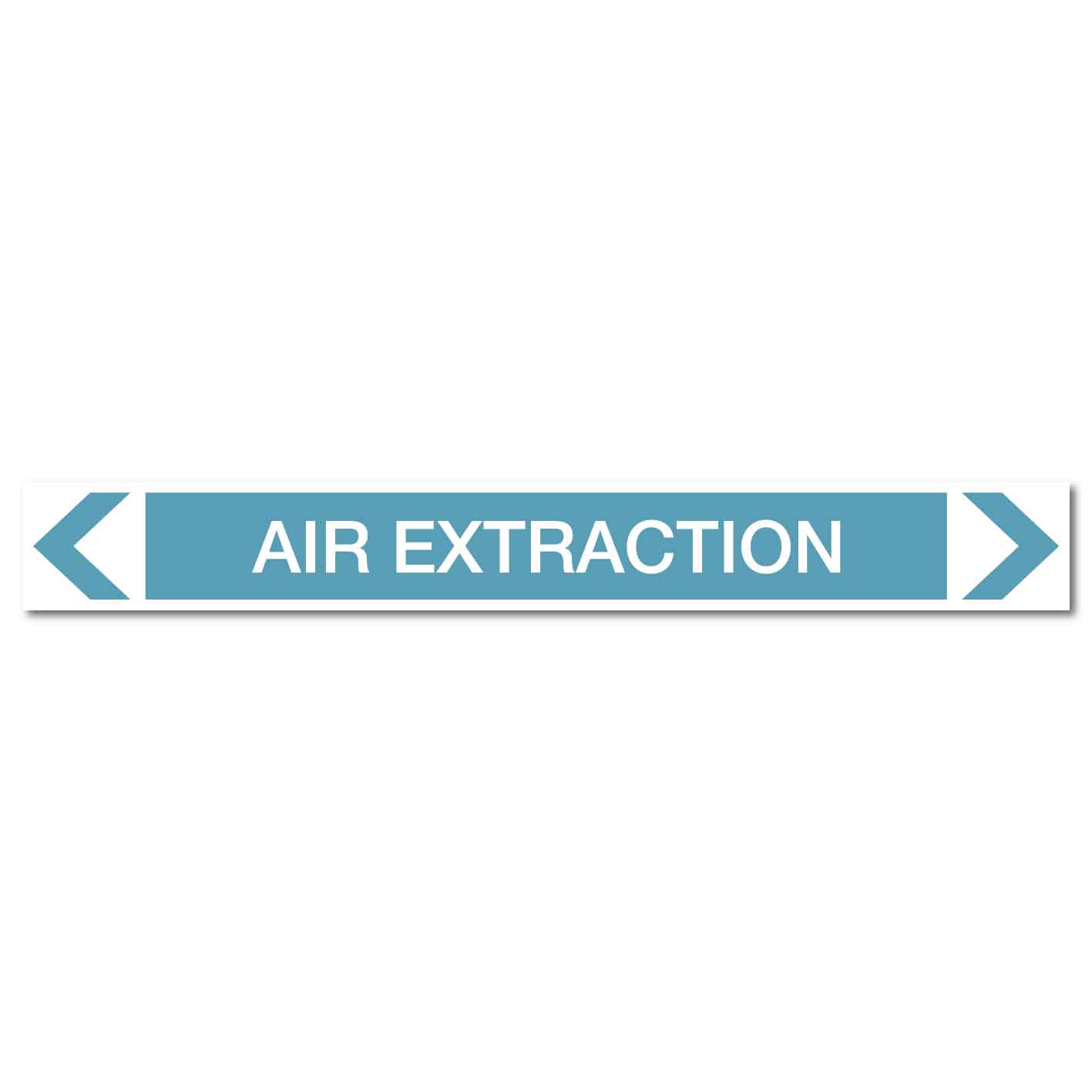 Air - Air Extraction - Pipe Marker Sticker - New Signs