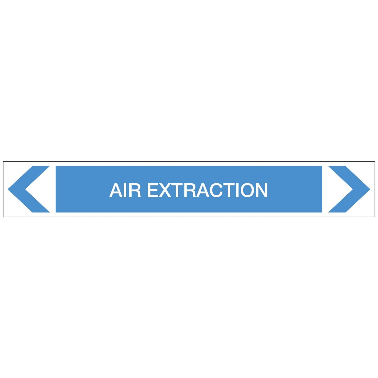 Air - Air Extraction - Pipe Marker Sticker - New Signs