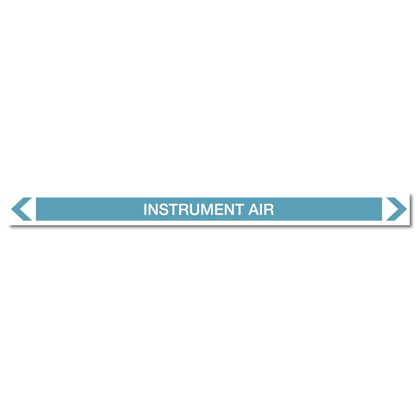 Air - Instrument Air - Pipe Marker Sticker - New Signs
