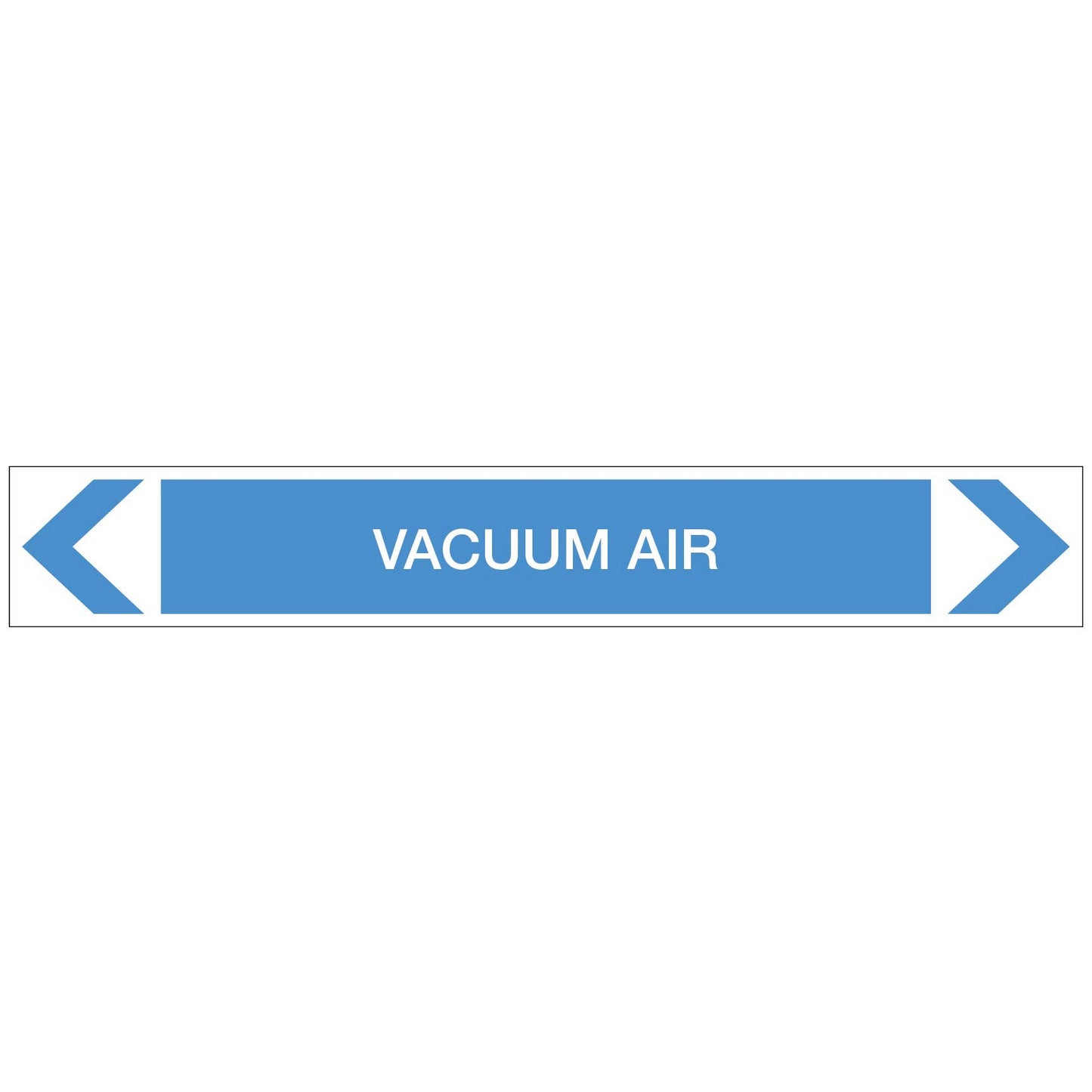 Air - Vacuum Air - Pipe Marker Sticker - New Signs