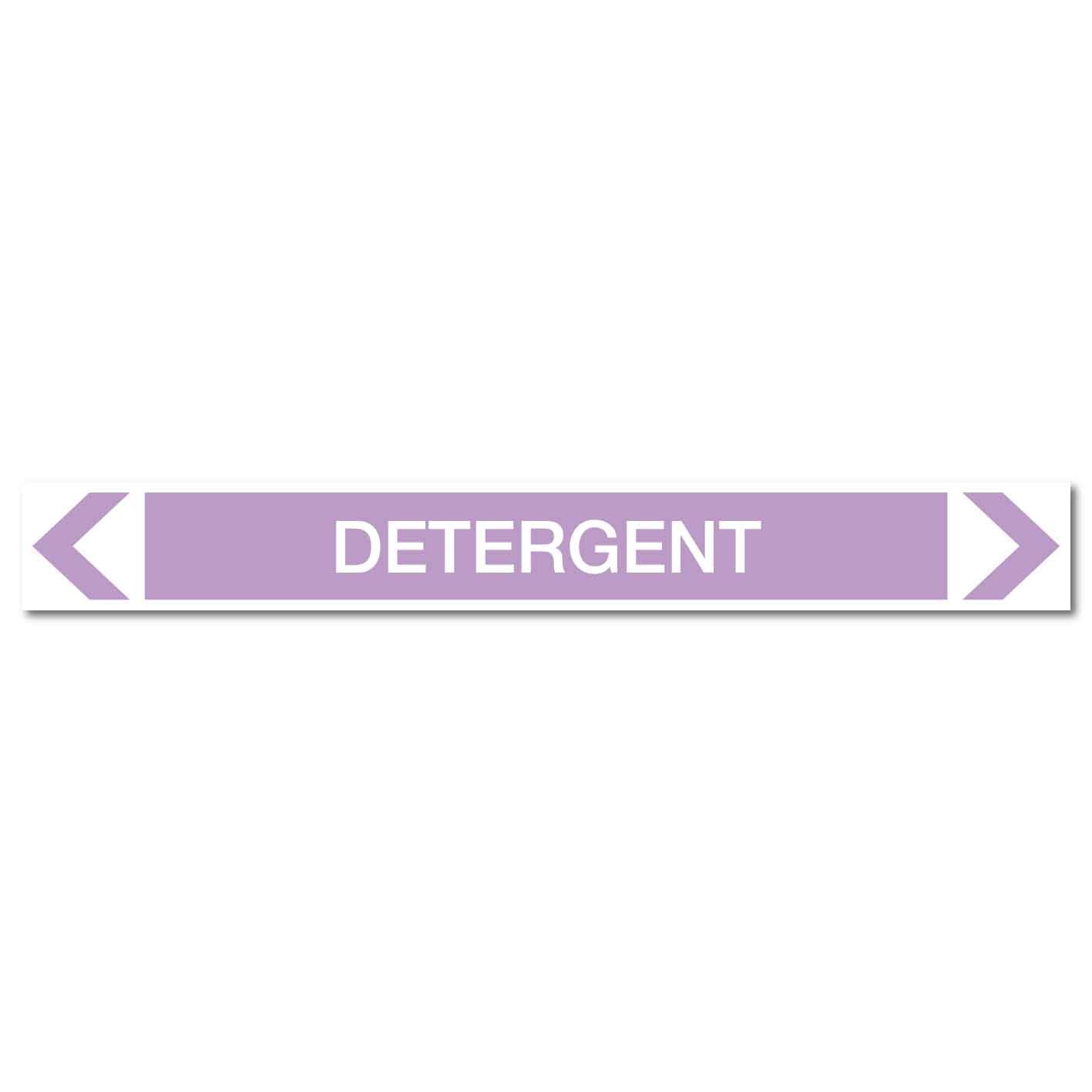 Alkalis / Acids - Detergent - Pipe Marker Sticker - New Signs