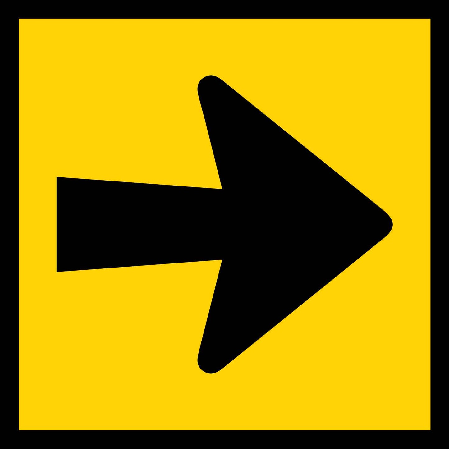 Arrow Bold Multi Message Traffic Sign - New Signs